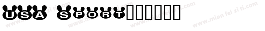 USA Sport字体转换